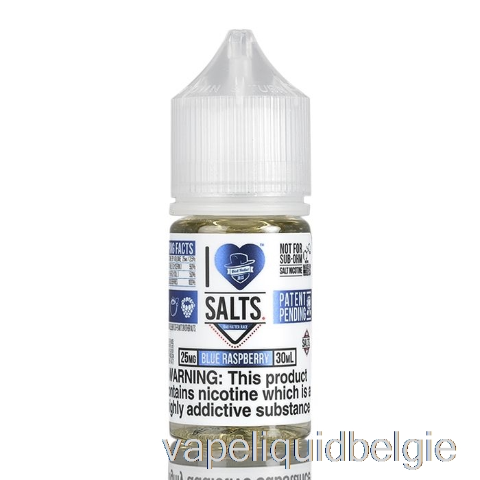 Vape België Blauwe Framboos - Ik Hou Van Zouten - 30ml 25mg